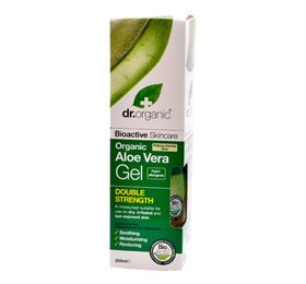 Detaljeret produktbillede af Dr Organic Gel Aloe Vera 200 ml på tilbud