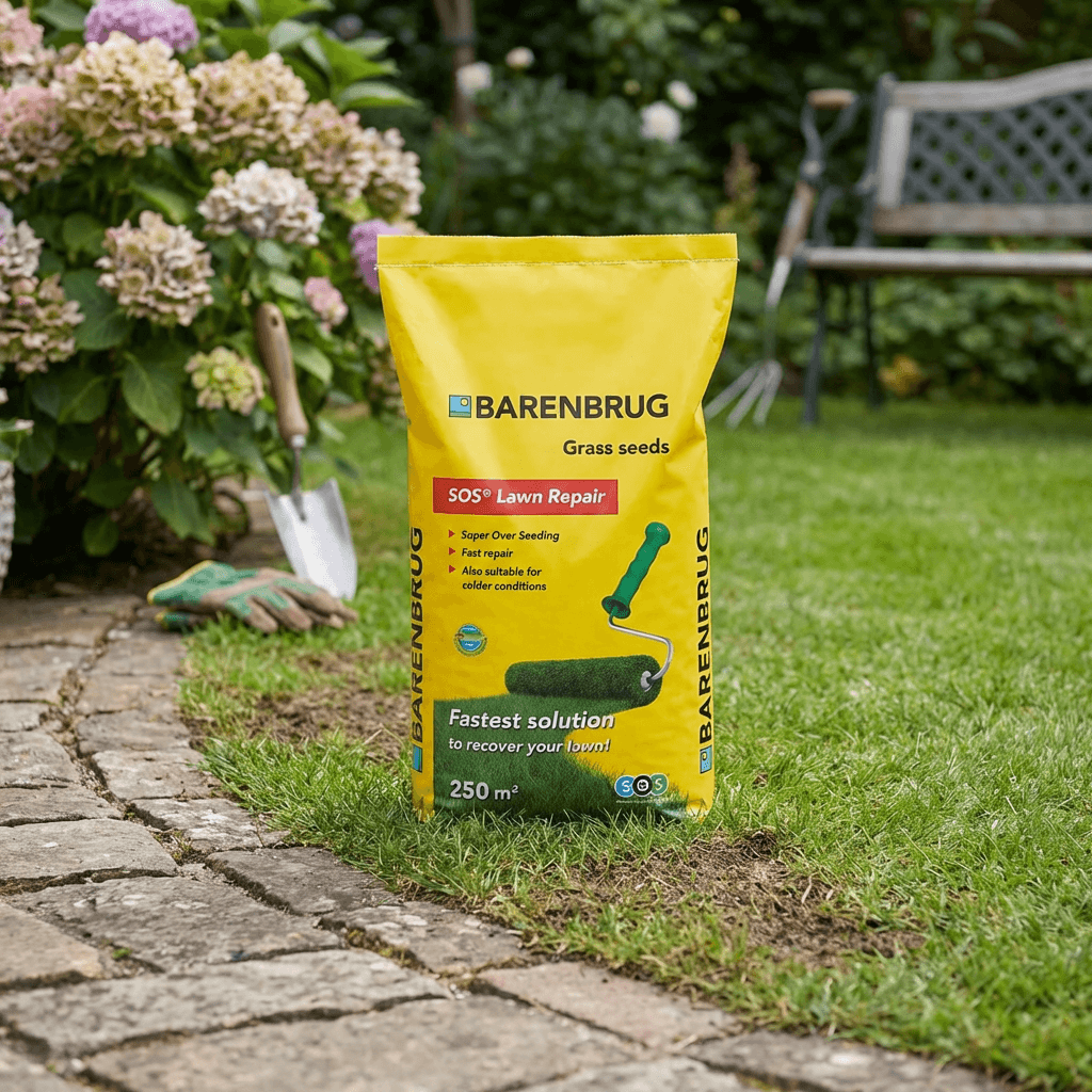 Produktbillede af Barenbrug SOS Lawn Repair 5 kg på tilbud i høj kvalitet