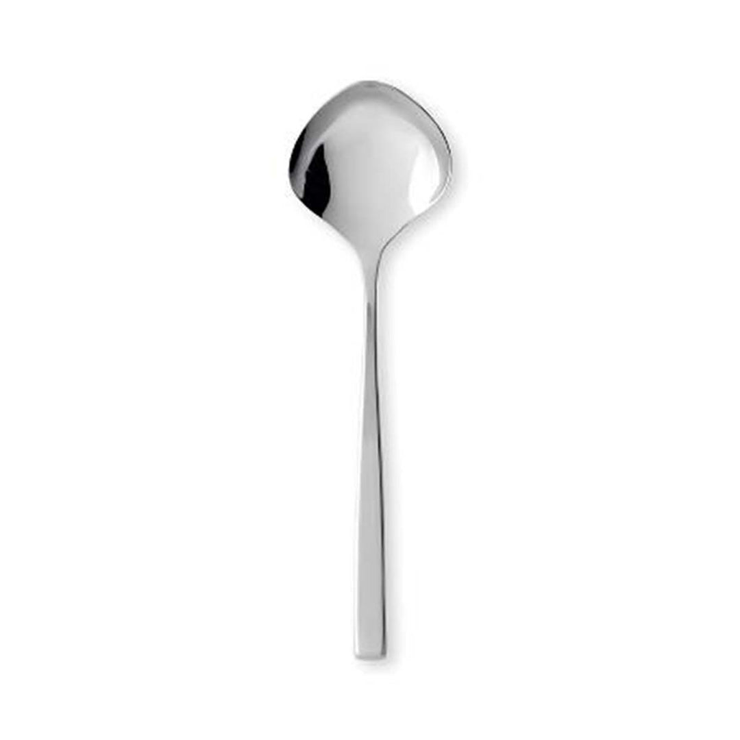 Produktbillede af Gense Fuga Serveringsske 22,5 cm Mat/Blank stål i premium kvalitet