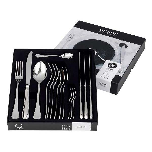 Produktbillede af Gense Oxford Bestiksæt 16 dele Blank stål i premium kvalitet