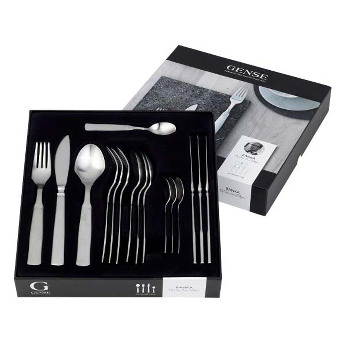 Produktbillede af Gense Ranka Bestiksæt 16 dele Mat stål i premium kvalitet