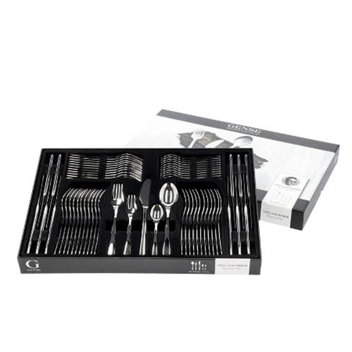 Produktbillede af Gense Steel Line Bestiksæt 60 dele Blank stål i premium kvalitet