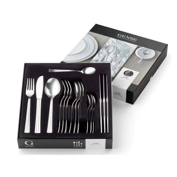 Produktbillede af Gense Thebe Bestiksæt 16 dele Mat stål i premium kvalitet