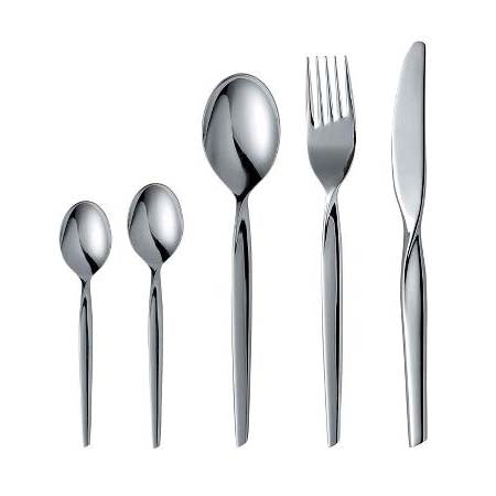 Produktbillede af Gense Twist Bestiksæt 60 dele Blank stål i premium kvalitet