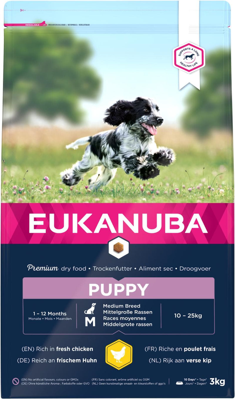 Euk Puppy Medium Breed 3-12kg - 12 kg ❤ Kæmpe udvalg i Eukanuba ❤ Billig fragt og hurtig levering 2 - 5 hverdage - Varenummer: BGH-47896928977226 / Ean: &