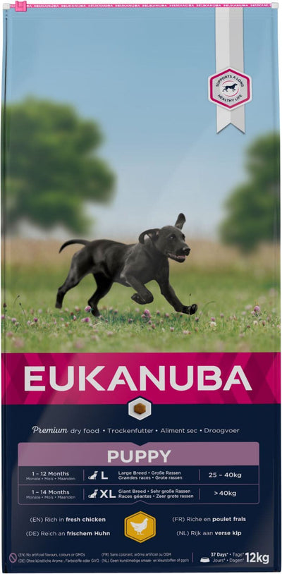 Euk Puppy Large Breed Kylling - 25-40kg - 3kg ❤ Kæmpe udvalg i Eukanuba ❤ Billig fragt og hurtig levering 2 - 5 hverdage - Varenummer: BGH-49064028766538 / Ean: '8710255122465 på lager - Udsalg på Best selling products Spar op til 52% - Over 1312 kendte brands på udsalg