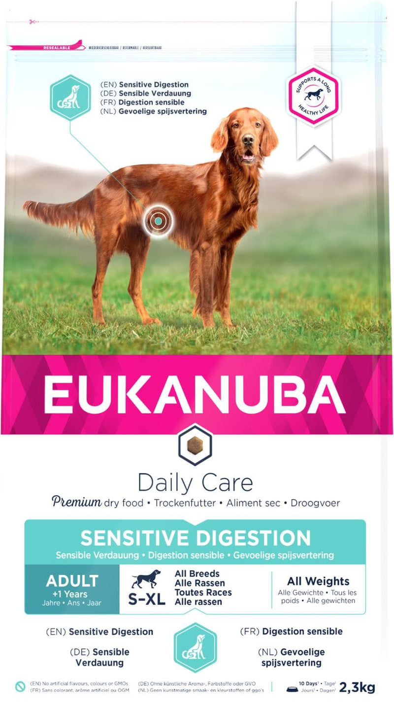 DailyCare Adult All Breeds Sensitive Digestion - 2,3-12kg - 2,3 kg ❤ Kæmpe udvalg i Eukanuba ❤ Billig fragt og hurtig levering 2 - 5 hverdage - Varenummer: BGH-47896729977162 / Ean: &