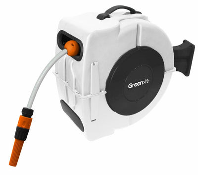 Green>it - Slangeboks 20m med automatisk oprul ❤ Stort online udvalg i Green>it ❤ Billig fragt og hurtig levering 2 - 5 hverdage ❤ Varenummer: BGH-35775459164311 / Ean: '5708614911686 på lager - Udsalg på have Spar op til 59% - Over 322 kendte brands på udsalg