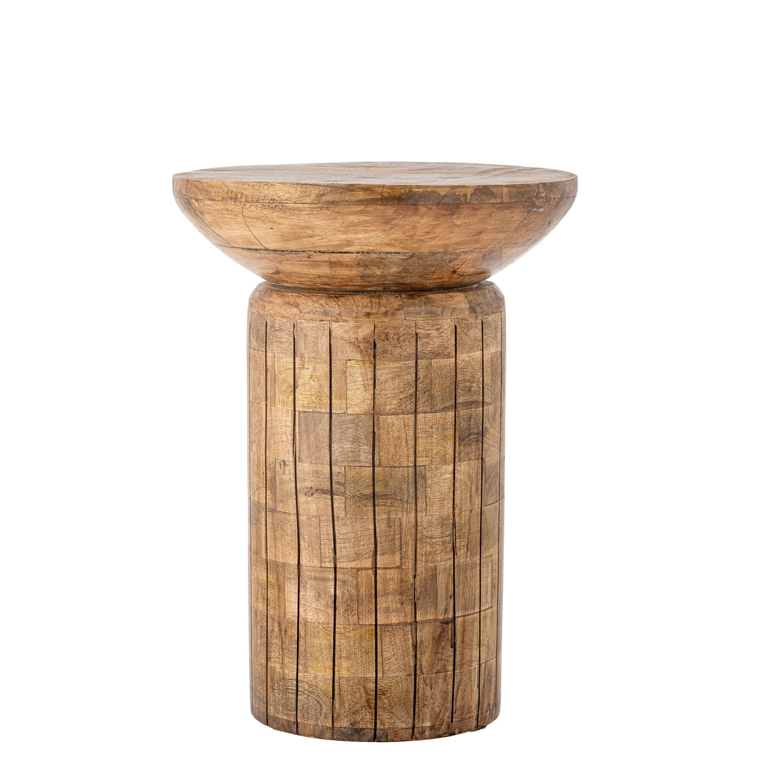 CREATIVE COLLECTION Yasme sidebord rund natur mangotræ Ø30