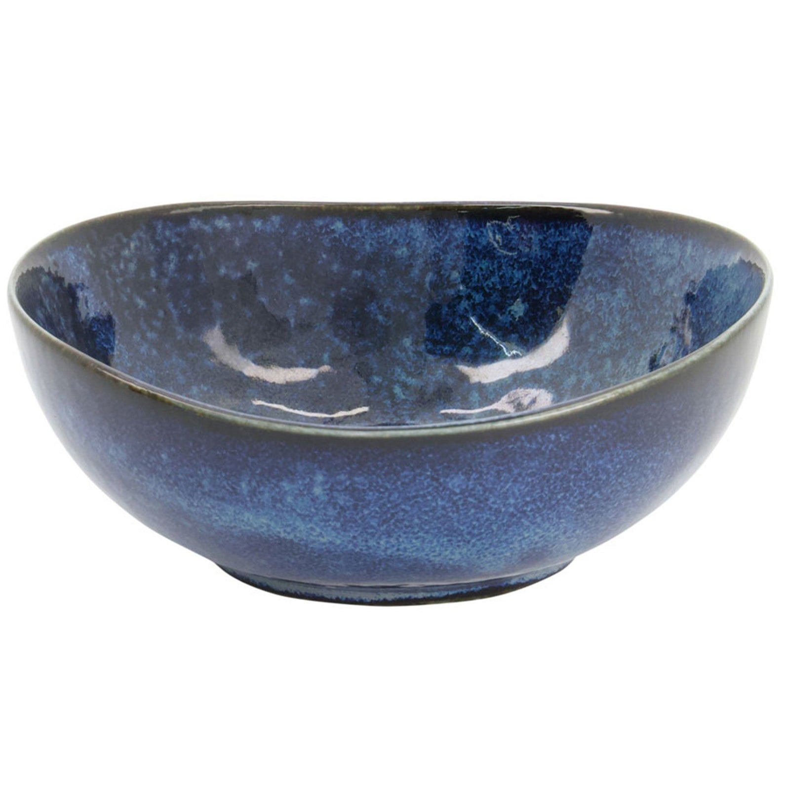 Tokyo design studio Tokyo design studio Cobalt Blue oval skål 14 cm ❤ billede i brug (Skål)