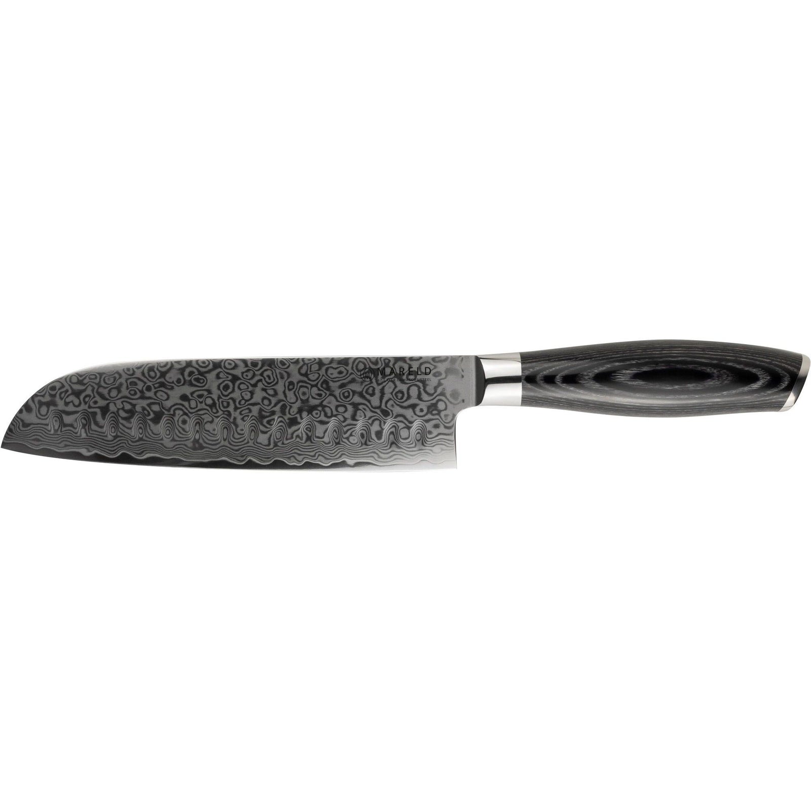 Mareld Mareld Akio santokukniv olivenslebet 18 cm, black ❤ detaljebillede (Kokkekniv)