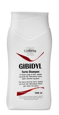 Stort online udvalg i Cosborg Gibidyl Forte Shampoo 150 ml. ❤ Cosborg ❤ Hurtig levering: 1 - 2 Hverdage og gratis fragt v/køb over 295 kr. GLS til pakkeshop ❤ Varenummer: HG-7104 og barcode / Ean: 5707455000122 på lager - Kæmpe udvalg i Personlig pleje - Over 360 kendte mærker på udsalg