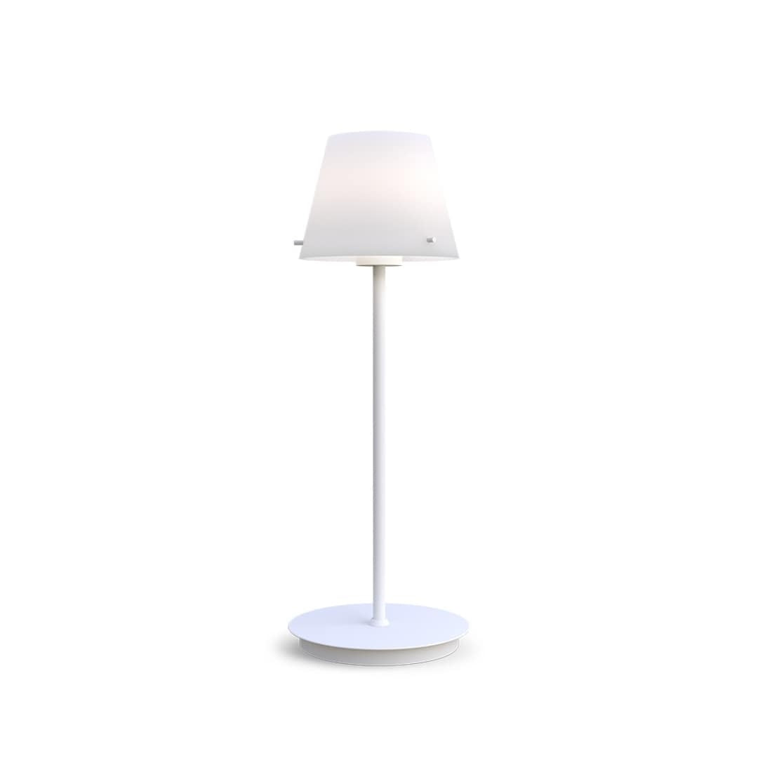 Produktbillede af Gil Bordlampe Hvid Herstal i premium kvalitet