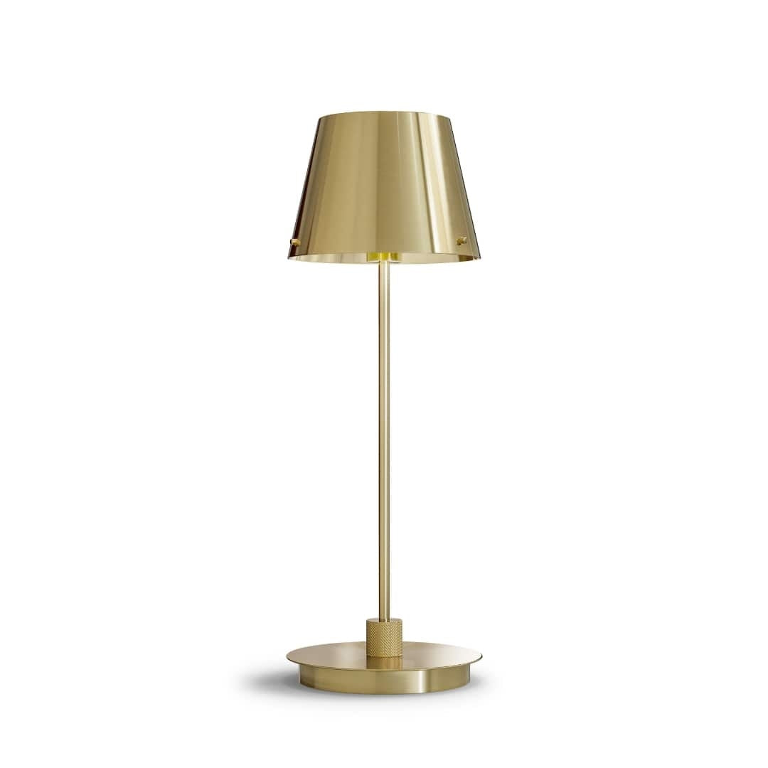 Gil il Grande Bordlampe Messing Herstal