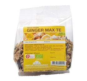 Detaljeret produktbillede af ND Ginger Max te Ø 100g. på tilbud