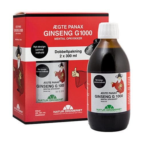 Se ND Ginseng G1000 2x300 ml Panax - ØDELAGT EMBALLAGE ❤ Kæmpe udvalg i ND ❤ Hurtig levering: 1 - 2 Hverdage samt billig fragt - Varenummer: HG-12655-1 og barcode / Ean: '5703137302362 på lager - Udsalg på Natur Drogeriet A/S Spar op til 59% - Over 454 design mærker på udsalg