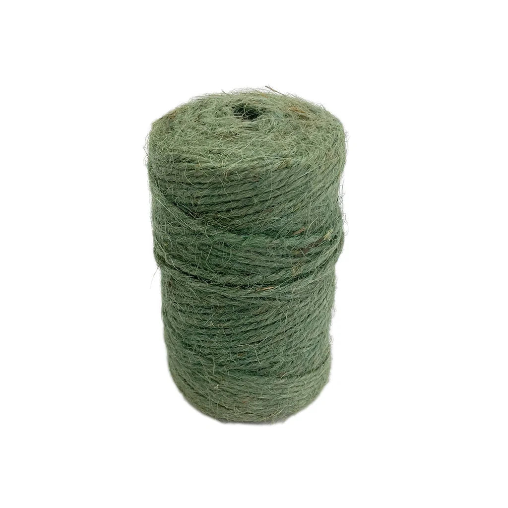 Havesnor jute grøn 55 m.