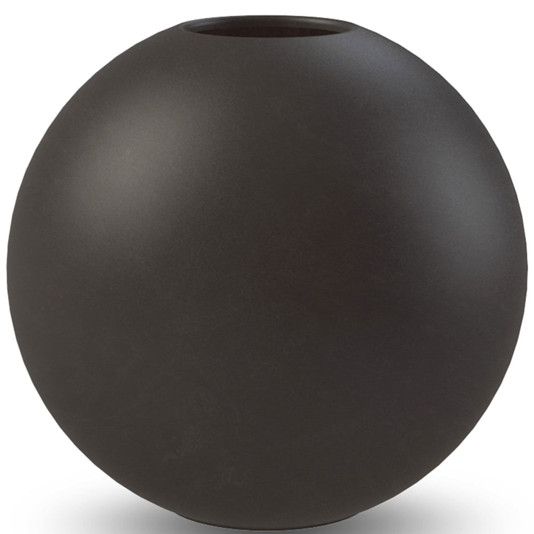 Cooee design Cooee design Ball vase, 20 cm, black ❤ frontbillede (Vase)