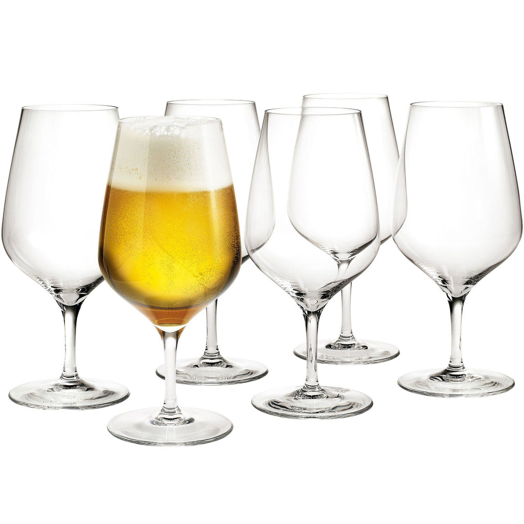 Holmegaard Holmegaard Cabernet ølglas 64 cl. 6 stk., klar ❤ vinkelbillede (Ølglas)