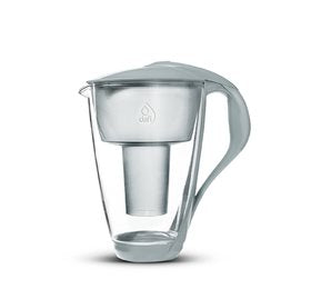 Produktbillede af Dafi Glaskande 2,0 l stålgrå 1 stk. på tilbud