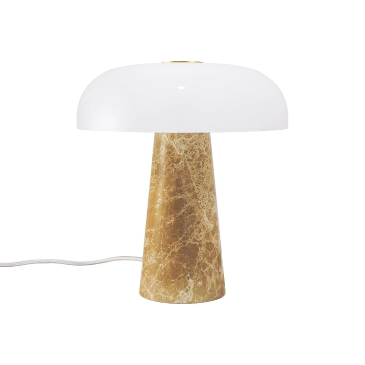 Glossy Mini Bordlampe Beige Design For The People