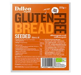 Detaljeret produktbillede af Glutenfrit brød m. frø (skiveskåret) Ø 275G på tilbud