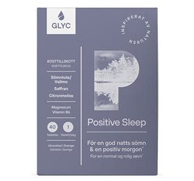 Detaljeret produktbillede af Glyc Positive Sleep 40 tabletter på tilbud