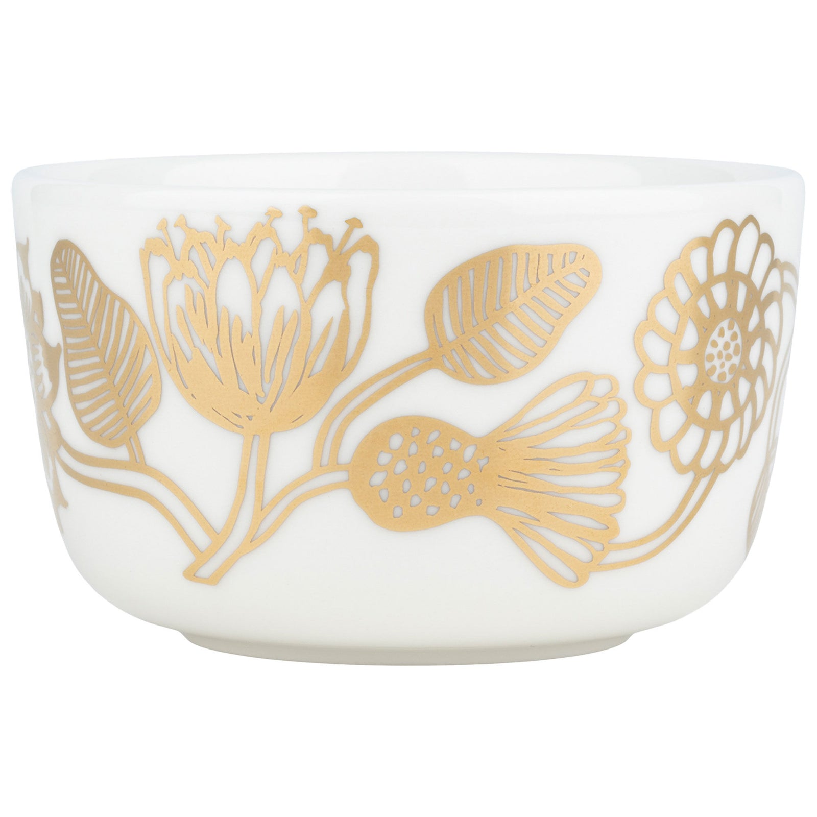 Marimekko Marimekko Tiara Skål 2,5 dl, hvid/guld ❤ billede i brug (Skål)