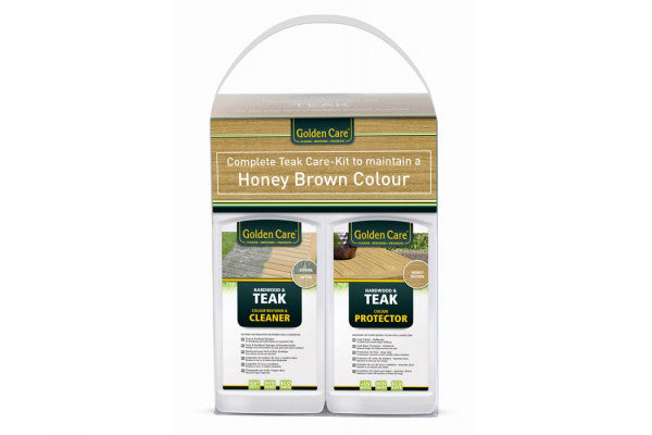 Produktbillede af Golden Care Cleaner & Teak Protector 2 x1000 ml på tilbud i høj kvalitet