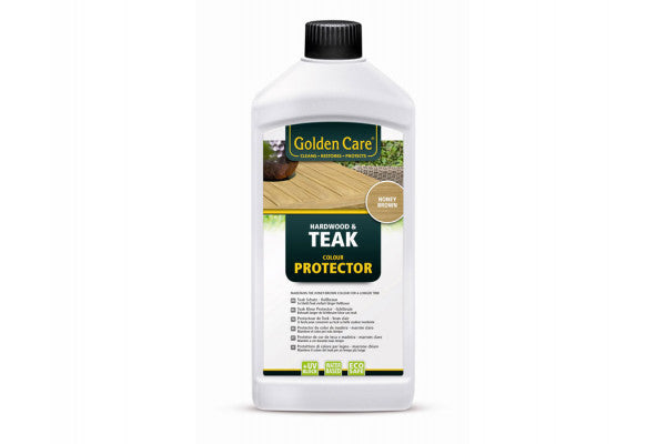 Produktbillede af Golden Care Teak Protector Honey brown 1000 ml på tilbud i høj kvalitet