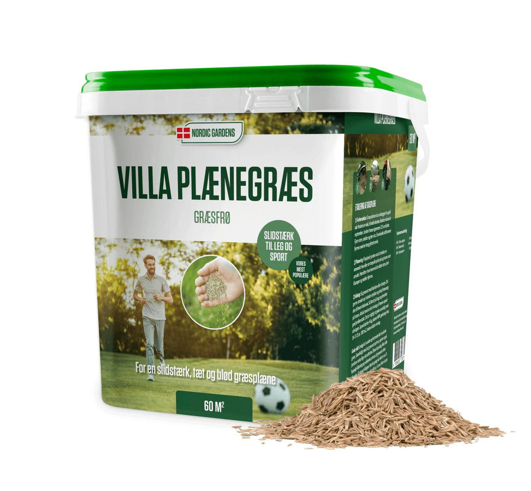 Produktbillede af Villa Plænegræs græsfrø 60 m2 på tilbud i høj kvalitet