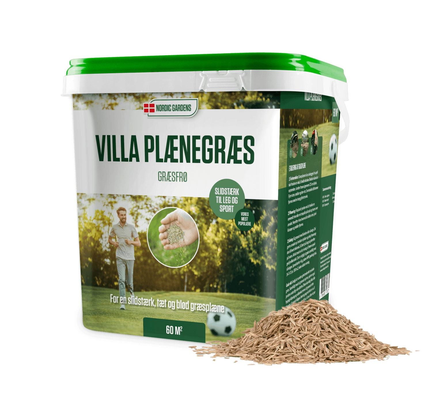 Produktbillede af Villa Plænegræs græsfrø 60 m2 på tilbud i høj kvalitet