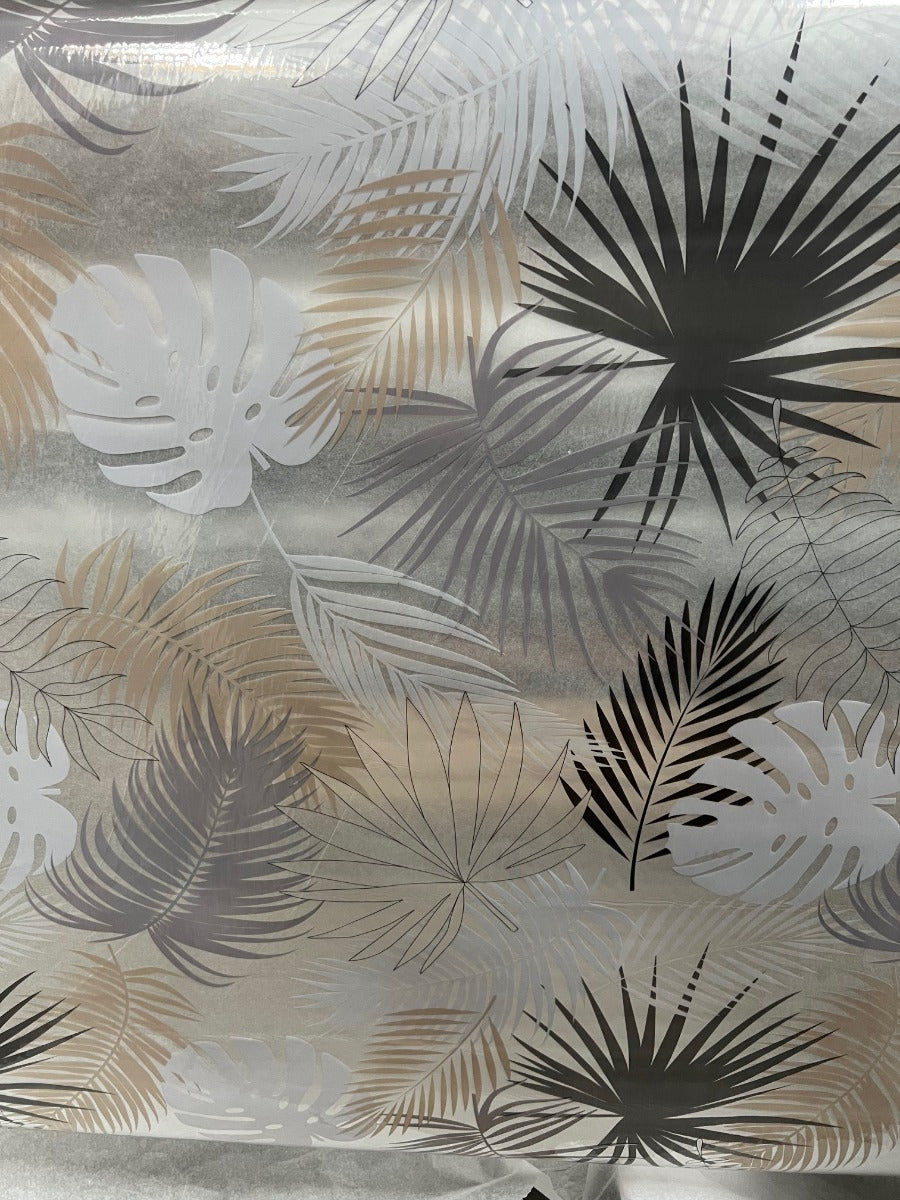 Produktbillede af Klar voksdug med store blade flere længder-2 meter på tilbud i høj kvalitet