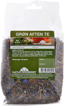 Produktbillede af ND Grøn Aften Te 100 g. på tilbud