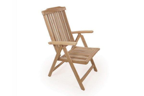 Produktbillede af Granada teak pos. stol på tilbud i høj kvalitet