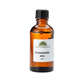 Detaljeret produktbillede af Urtegaarden Granatæbleolie ØKO 50ml. på tilbud