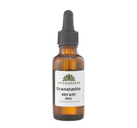 Detaljeret produktbillede af Urtegaarden Granatæbleserum ØKO 30ml. på tilbud