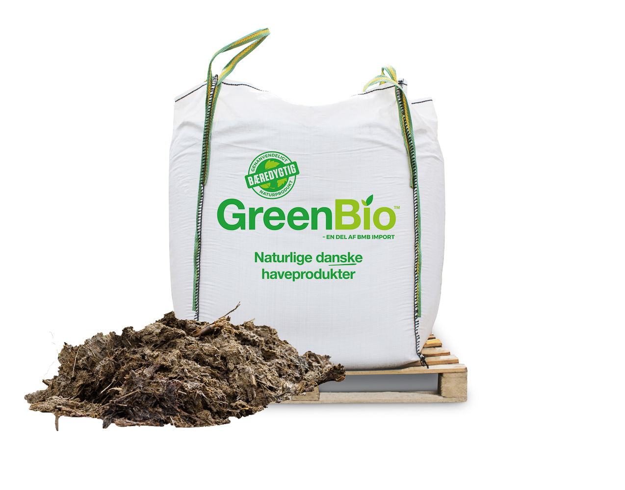 Produktbillede af GreenBio Husdyrsgødning til økologisk dyrkning 2000 liter på tilbud i høj kvalitet