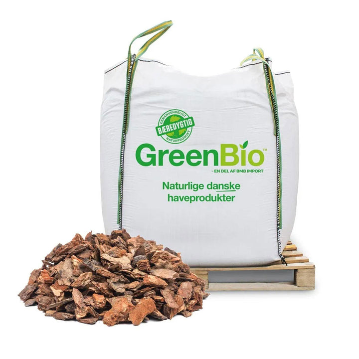 Produktbillede af Grov Pinjebark 25-45 mm 1000 liter på tilbud i høj kvalitet