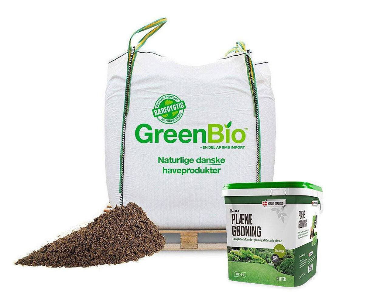 Produktbillede af Topdressing inkl. 5 liter plænegødning på tilbud i høj kvalitet