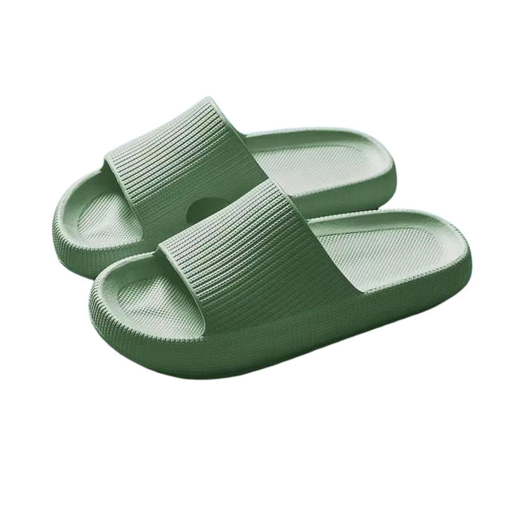 Slippers / Tøfler Bløde & Skridsikre i flere flotte farver (kendt som Happy Flops) Grøn / 46/47