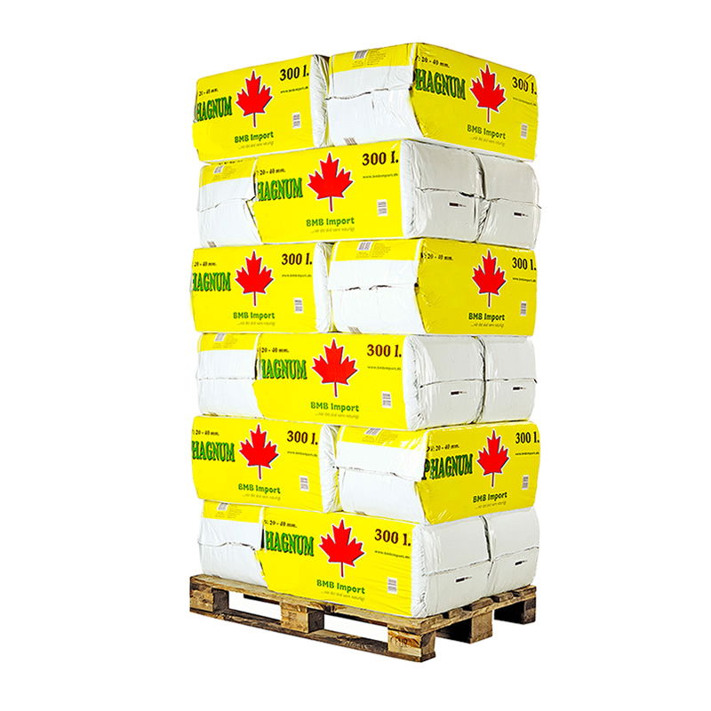 Produktbillede af Grov spagnum palle med 18 poser á 300 liter på tilbud i høj kvalitet