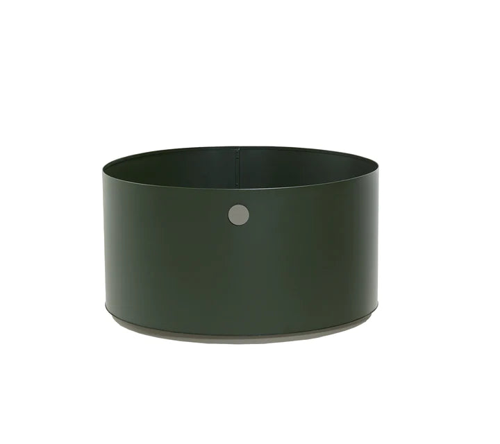 CANE-LINE GROW PLANTEKASSE LARGE LAVE GREY ALUMINIUM 75