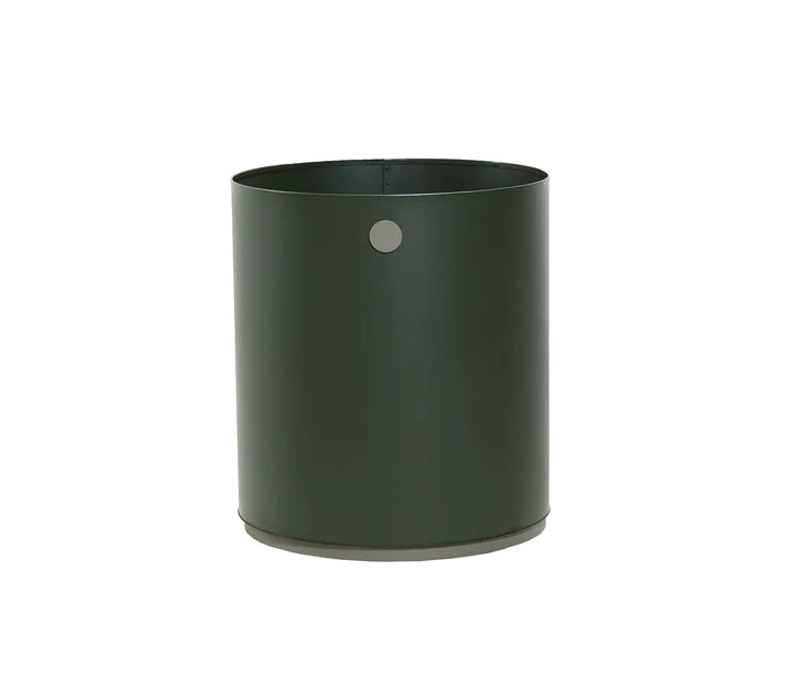 Produktbillede af CANE-LINE GROW PLANTEKASSE SMALL DARK GREEN ALUMINIUM 38 i premium kvalitet