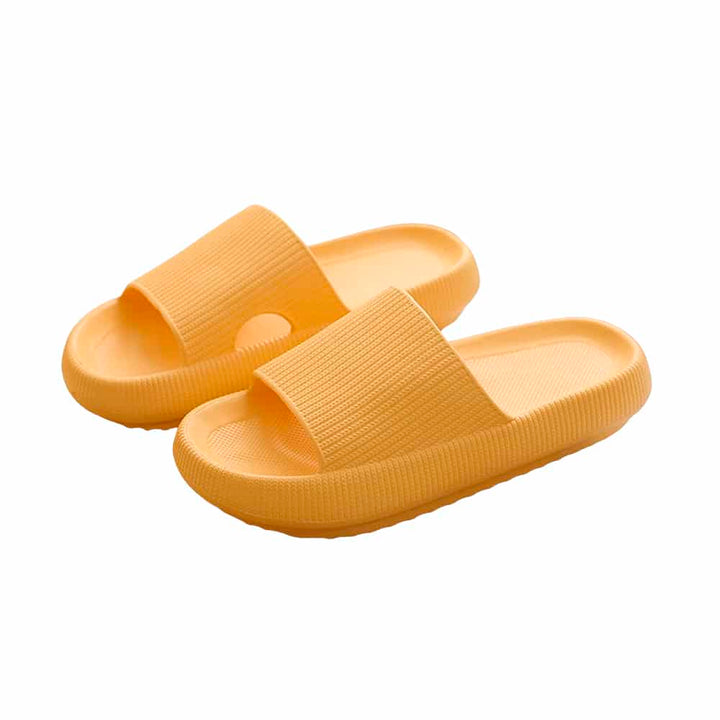 Slippers / Tøfler Bløde & Skridsikre i flere flotte farver (kendt som Happy Flops) Gul / 38/39
