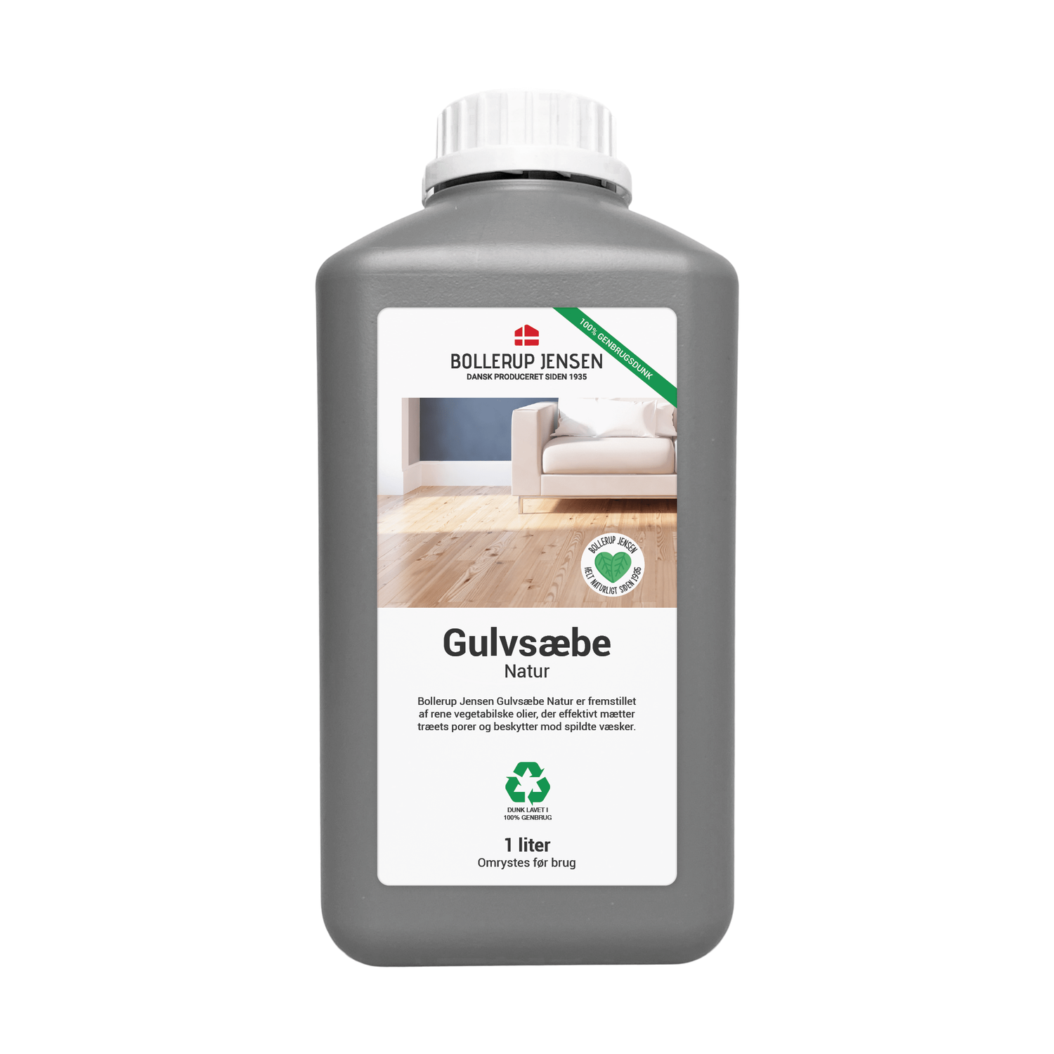 Produktbillede af Gulvsæbe Natur 1 liter på tilbud i høj kvalitet