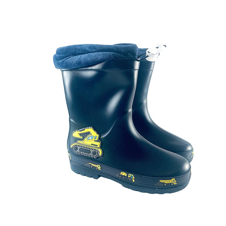 Børne Gummistøvler Røde eller Mørke Blå Mørkeblå 32