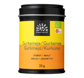 Detaljeret produktbillede af Urtekram gurkemeje Ø på tilbud