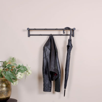 tilbud på Quatro Hattehylde i sort metal (67 cm) - Billigt udsalg! Hurtig levering (1-2 dage) & billig fragt. Varenummer: 3NDC-5125. Over 1354 brands på udsalg.