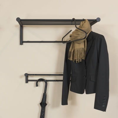 billigt tilbud på Quatro Hattehylde i sort metal (79 cm). Udsalg på 3-nordic. Hurtig levering (1-2 dage) og billig fragt. Varenummer: 3NDC-5126. Spar op til 56%.